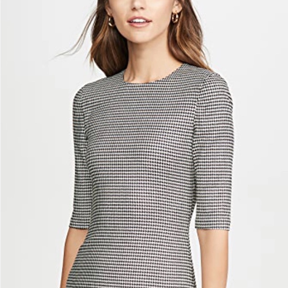 // alice + olivia // delora herringbone dress